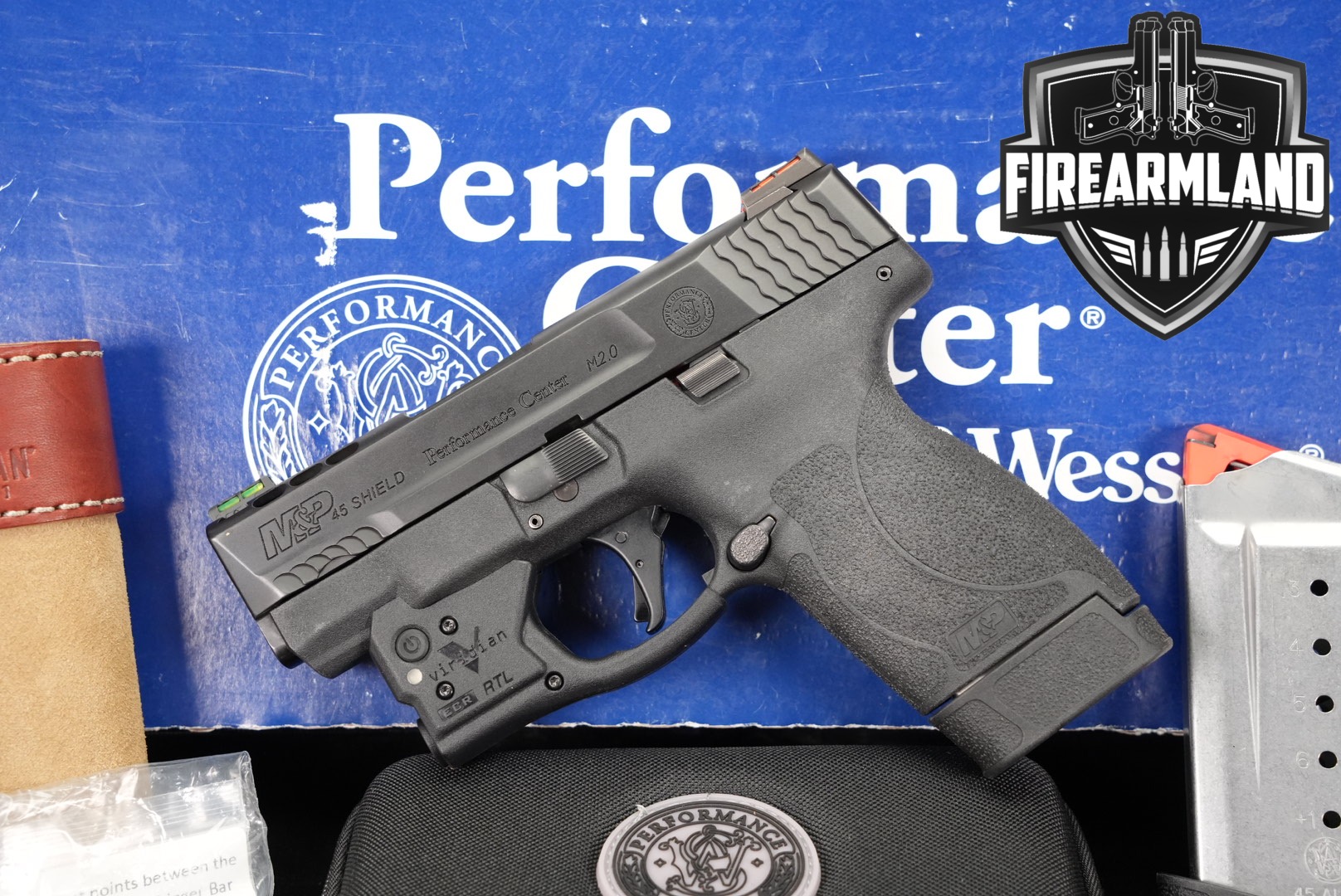 Smith & Wesson (S&W) M&P45 Shield Performance Center M2.0 Ported .45 ACP Black in Very Good Condition Thumbnail