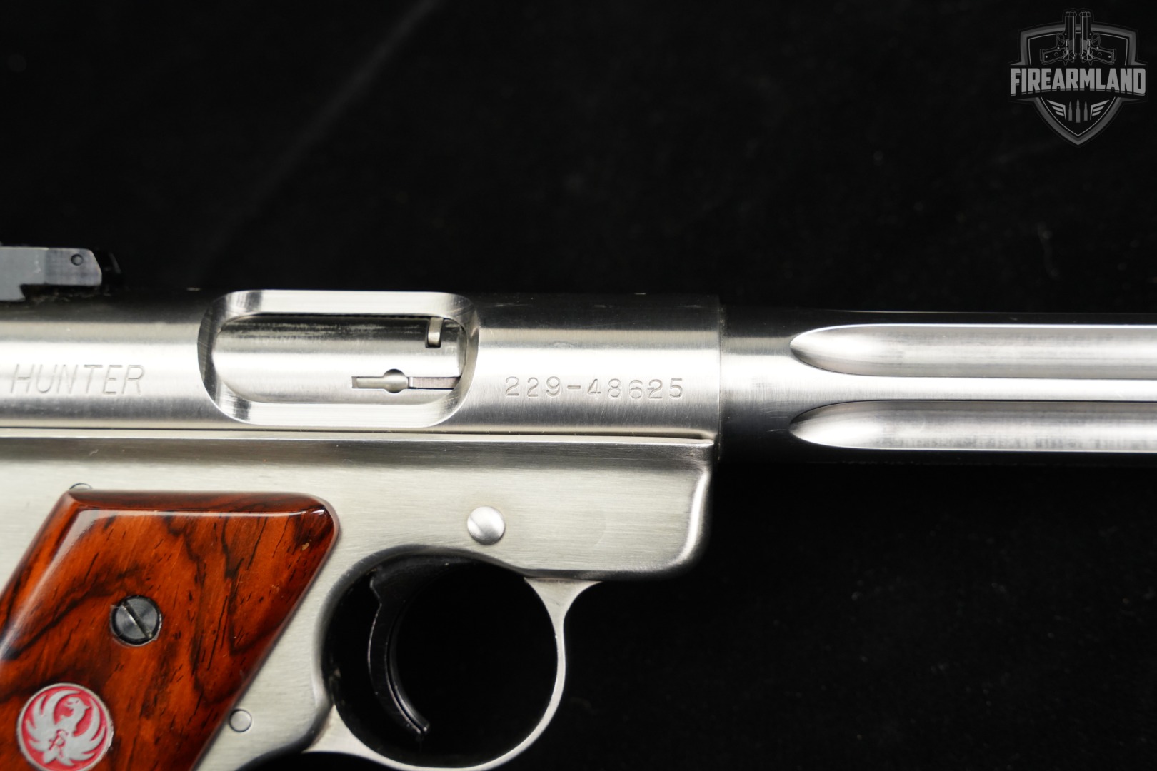 2008 Ruger Mark III Hunter 22LR 6.88" Stainless MK 3 +2 MAGS & ORIG CASE-img-10