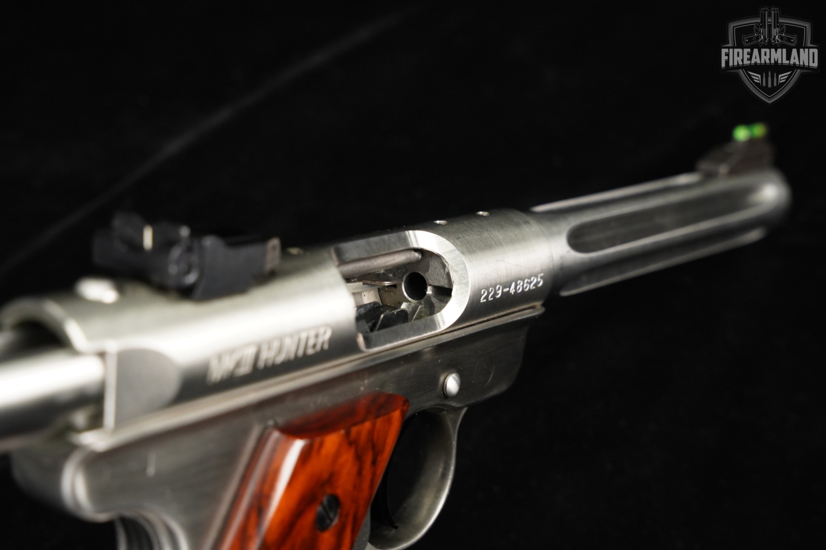 2008 Ruger Mark III Hunter 22LR 6.88" Stainless MK 3 +2 MAGS & ORIG CASE-img-11