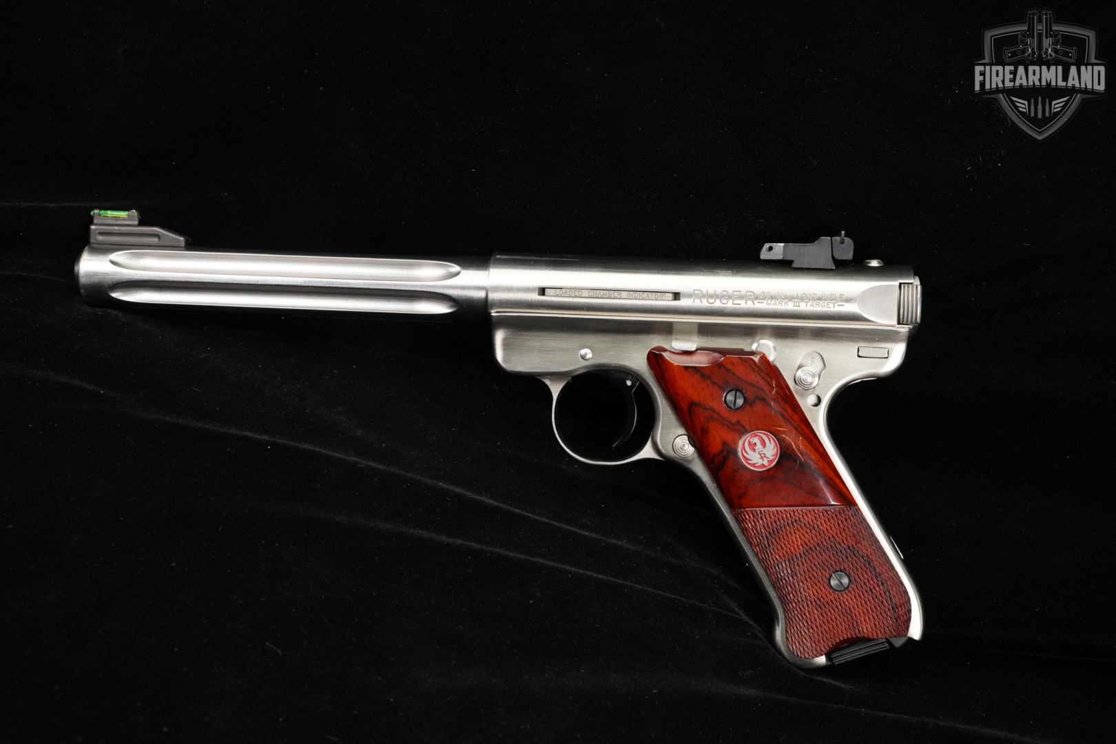 2008 Ruger Mark III Hunter 22LR 6.88" Stainless MK 3 +2 MAGS & ORIG CASE-img-4