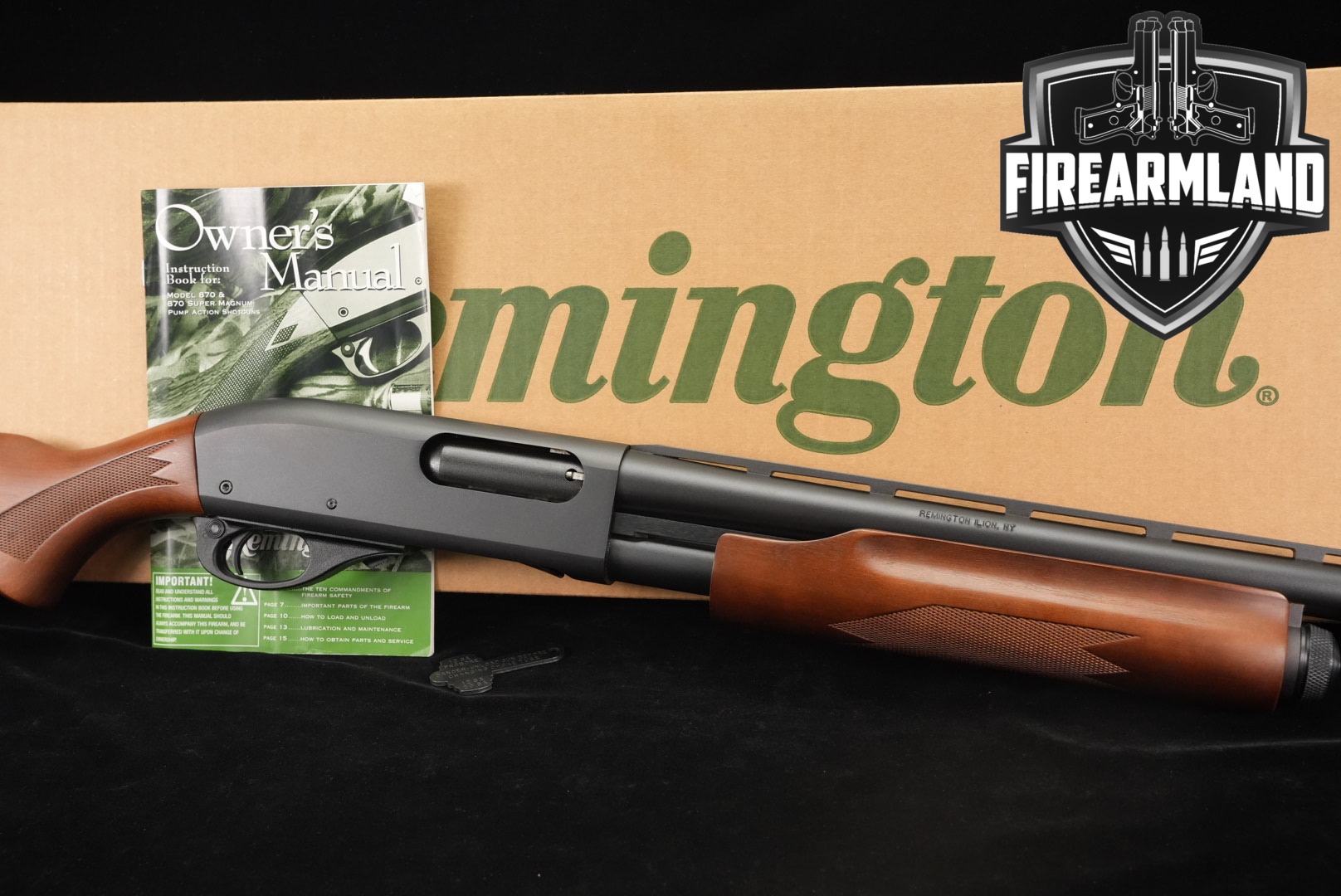 Remington Model 870 Express 12 Gauge Black & Hardwood in Excellent Condition Thumbnail