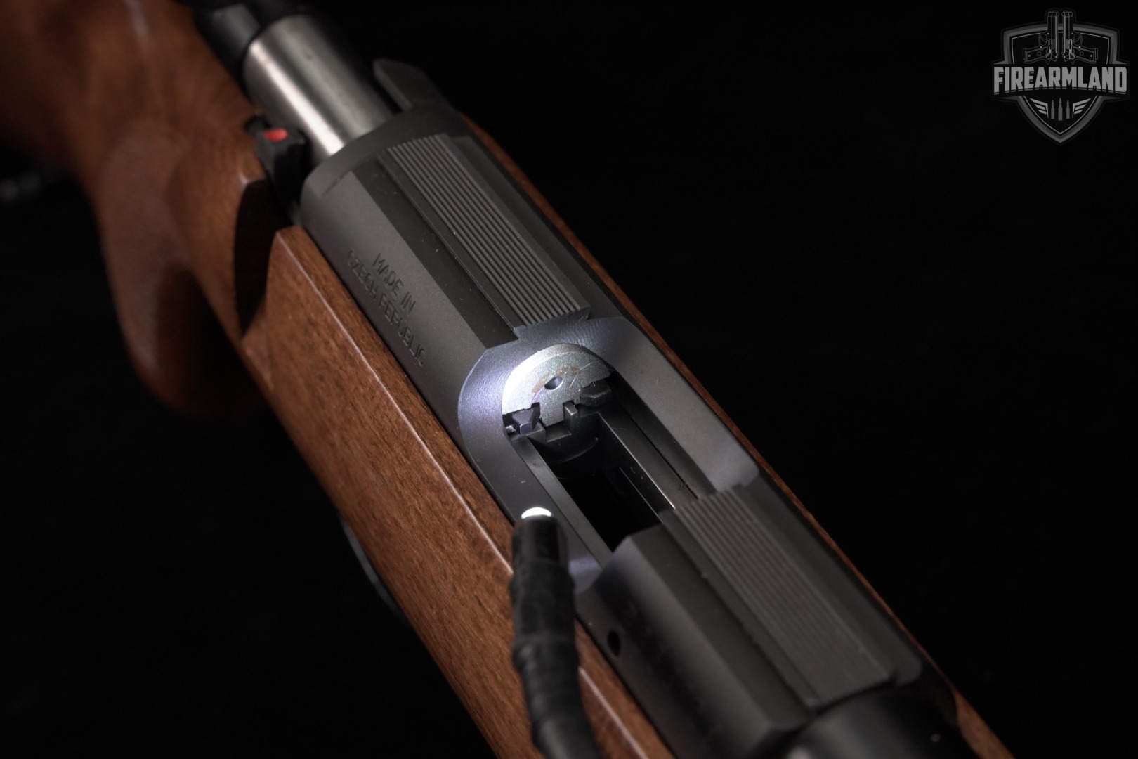 CZ 452-2E ZKM Training Rifle 17 HMR 24.8" Blued & Wood CZ452 +ORIG BOX-img-16