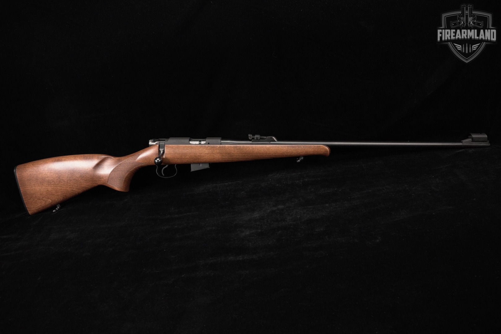 CZ 452-2E ZKM Training Rifle 17 HMR 24.8" Blued & Wood CZ452 +ORIG BOX-img-3