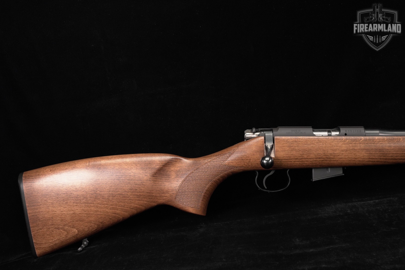 CZ 452-2E ZKM Training Rifle 17 HMR 24.8" Blued & Wood CZ452 +ORIG BOX-img-4
