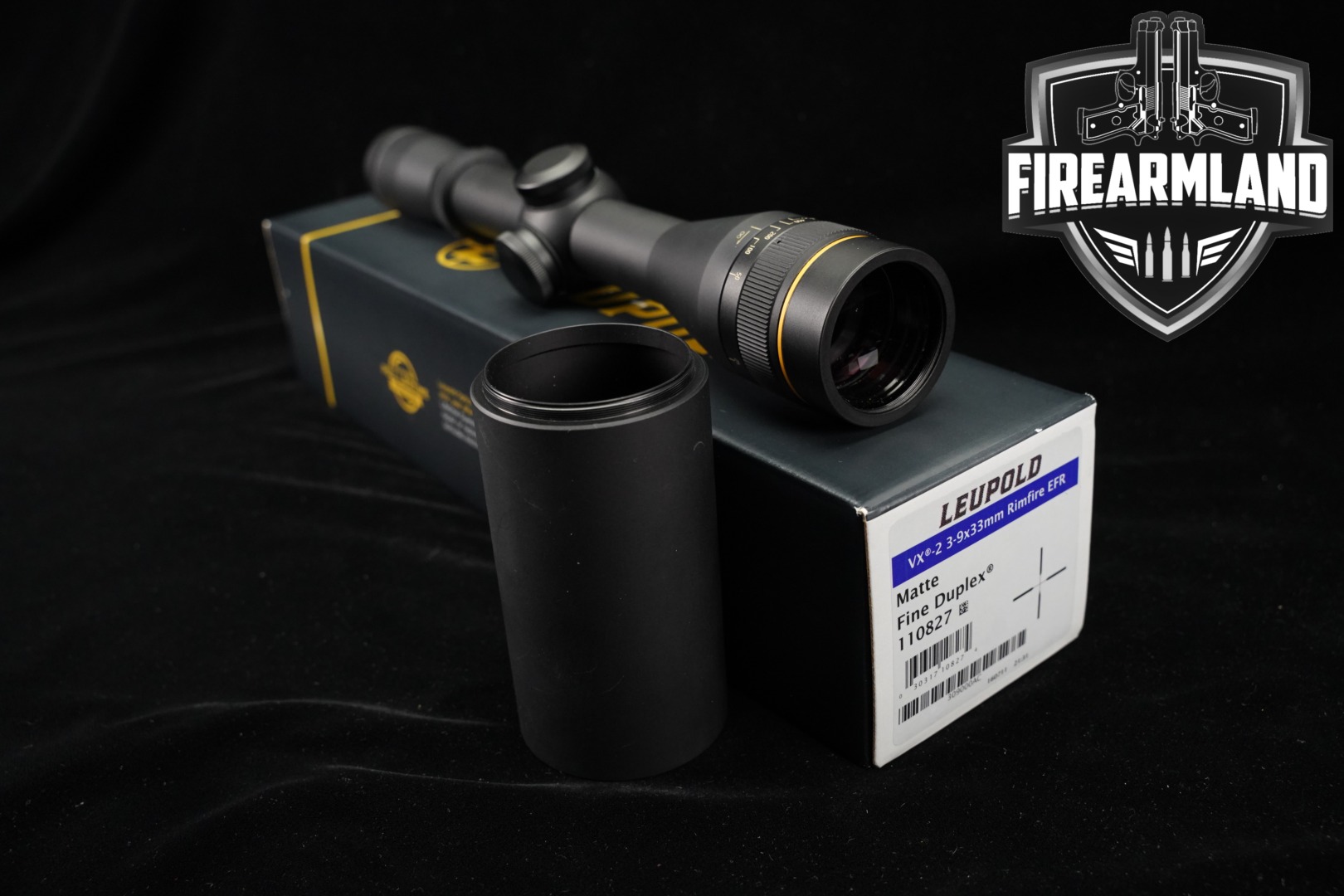 Leupold VX-2 3-9x33 Rimfire EFR 1" Tube Size SFP MOA Duplex Scope +ORIG BOX-img-0