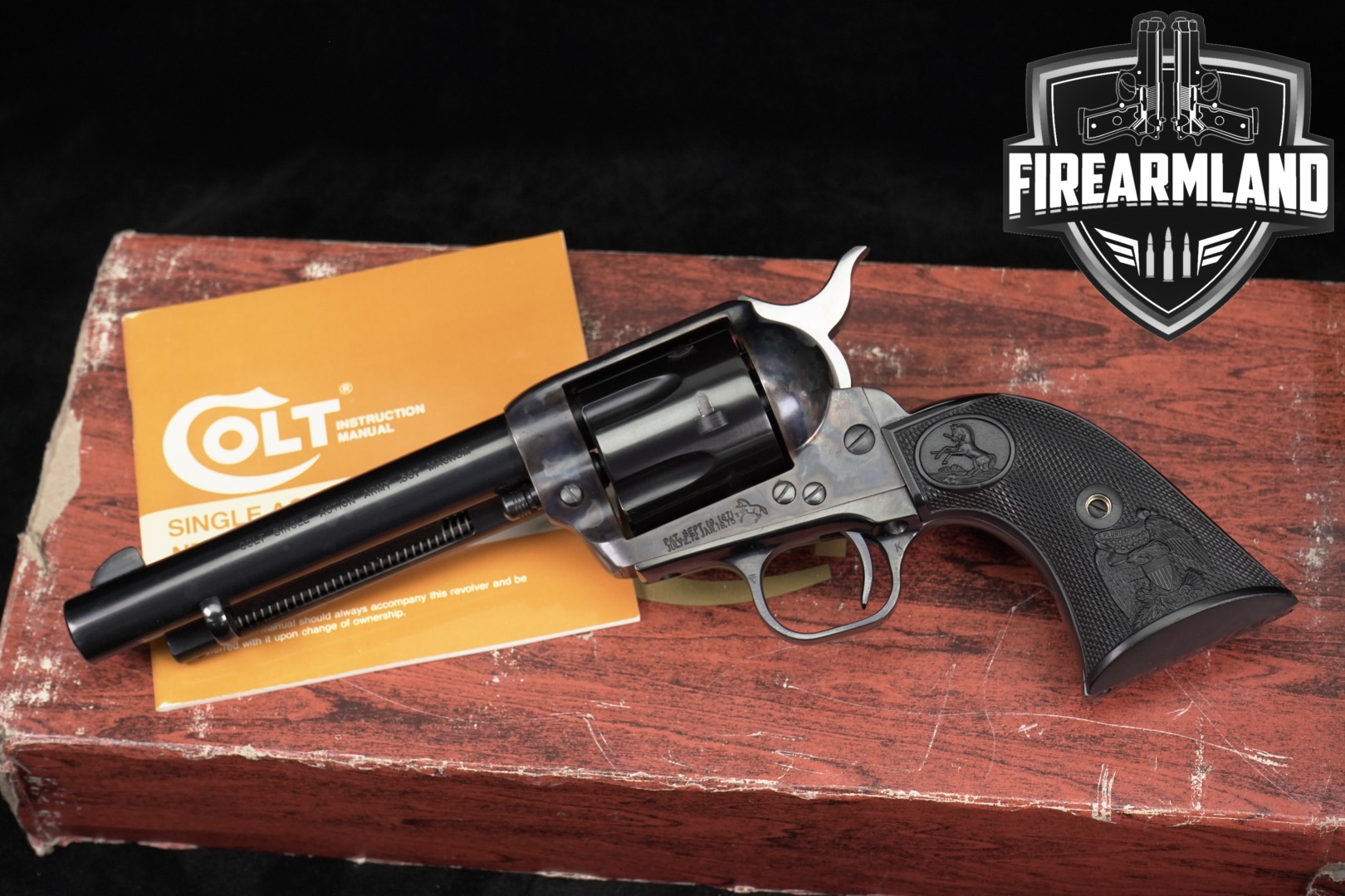 1979 Colt Single Action Army Third Generation .357 Mag. Color Casehardened & Blued in Excellent Condition Thumbnail