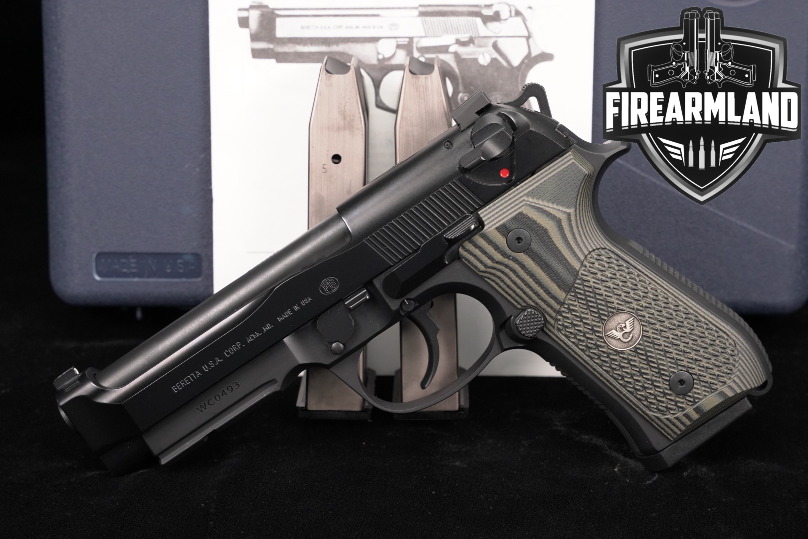 Beretta 92G Brigadier Tactical Wilson Combat Exclusive 9mm Luger Stainless in Excellent Condition Thumbnail