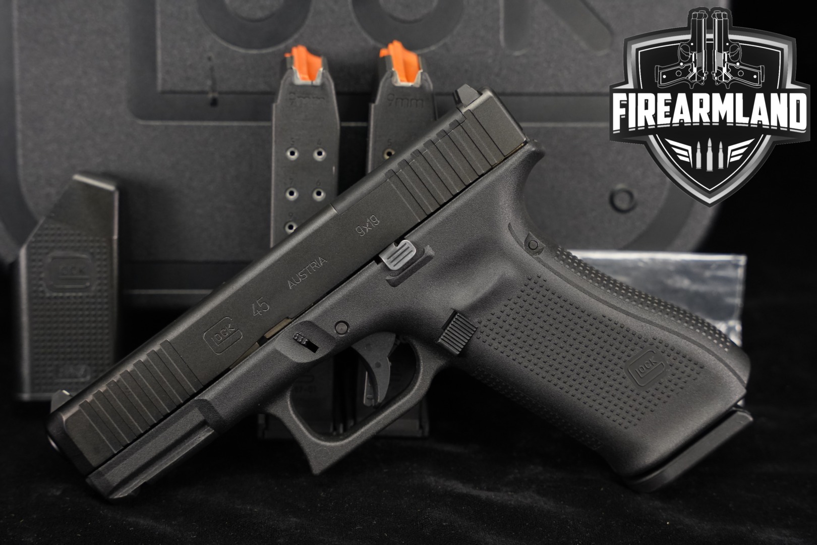 Glock 45 Gen5 MOS G45 Gen 5 9mm 4.02 +3 MAGS & ORIG CASE-img-0