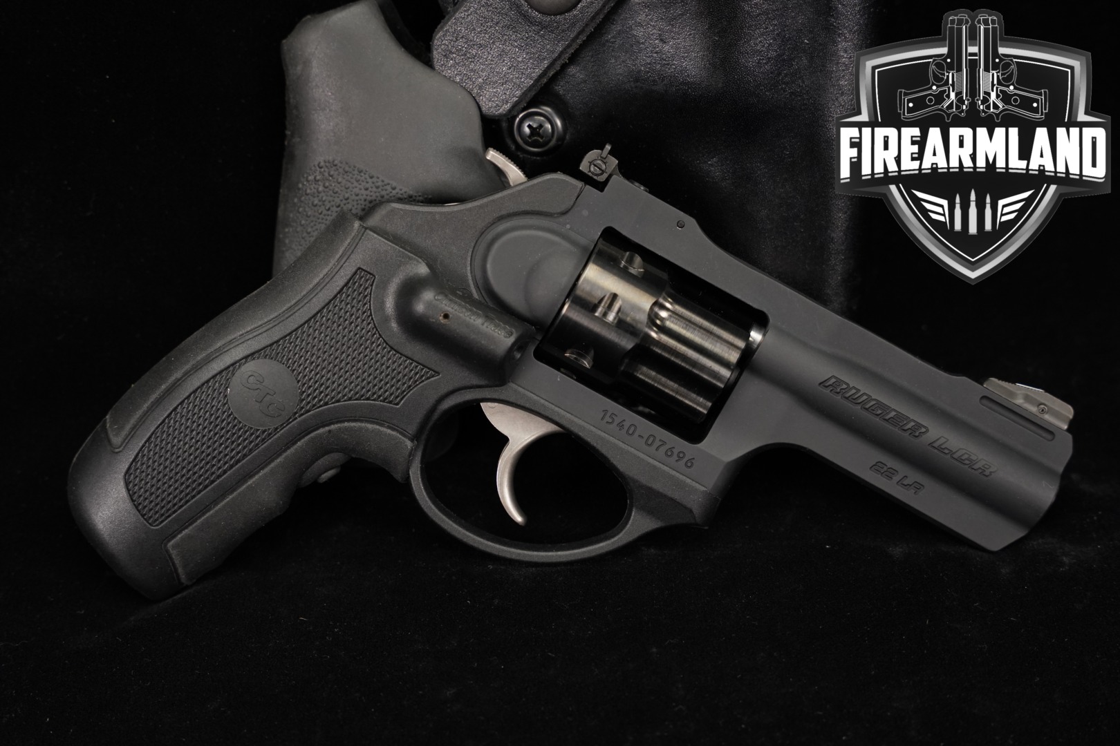 2019 Sturm Ruger LCRx .22 LR Two-Tone Black & Stainless in Excellent Condition Thumbnail