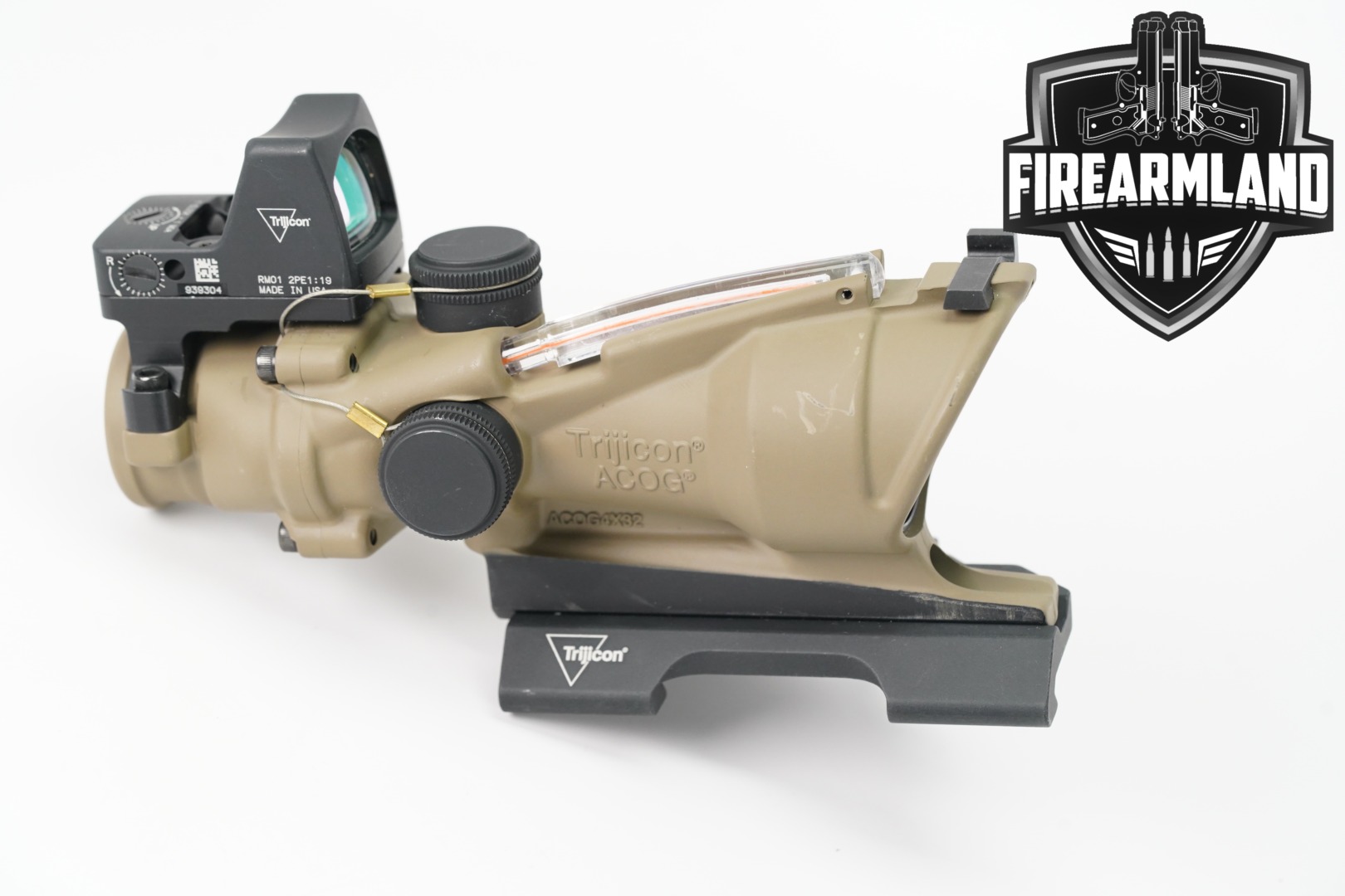 Trijicon ACOG 4x32 & RMR Type 2 Combo in Very Good Condition Thumbnail