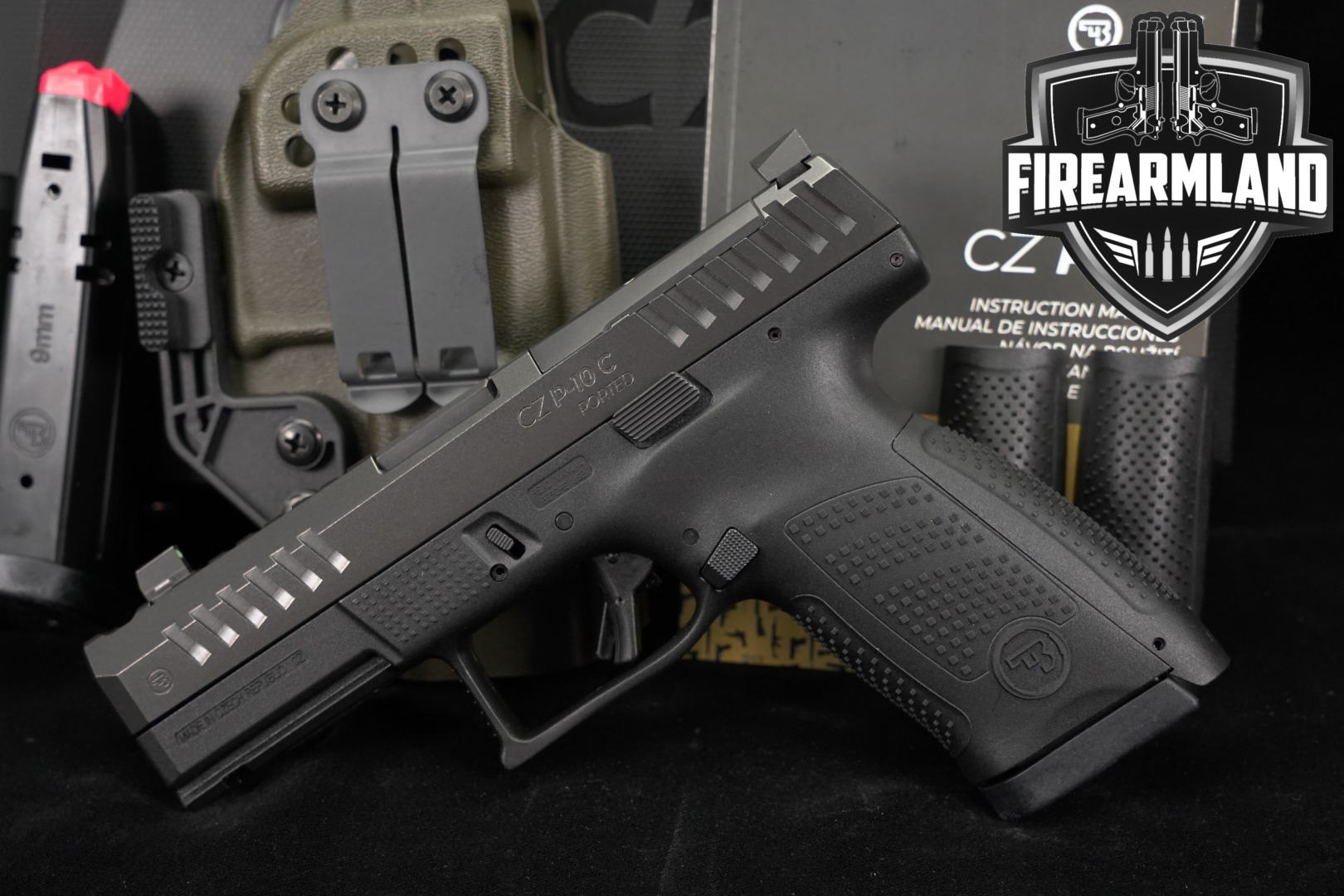 CZ P-10 C Ported, Optics-Ready 9mm Luger Black in Excellent Condition Thumbnail