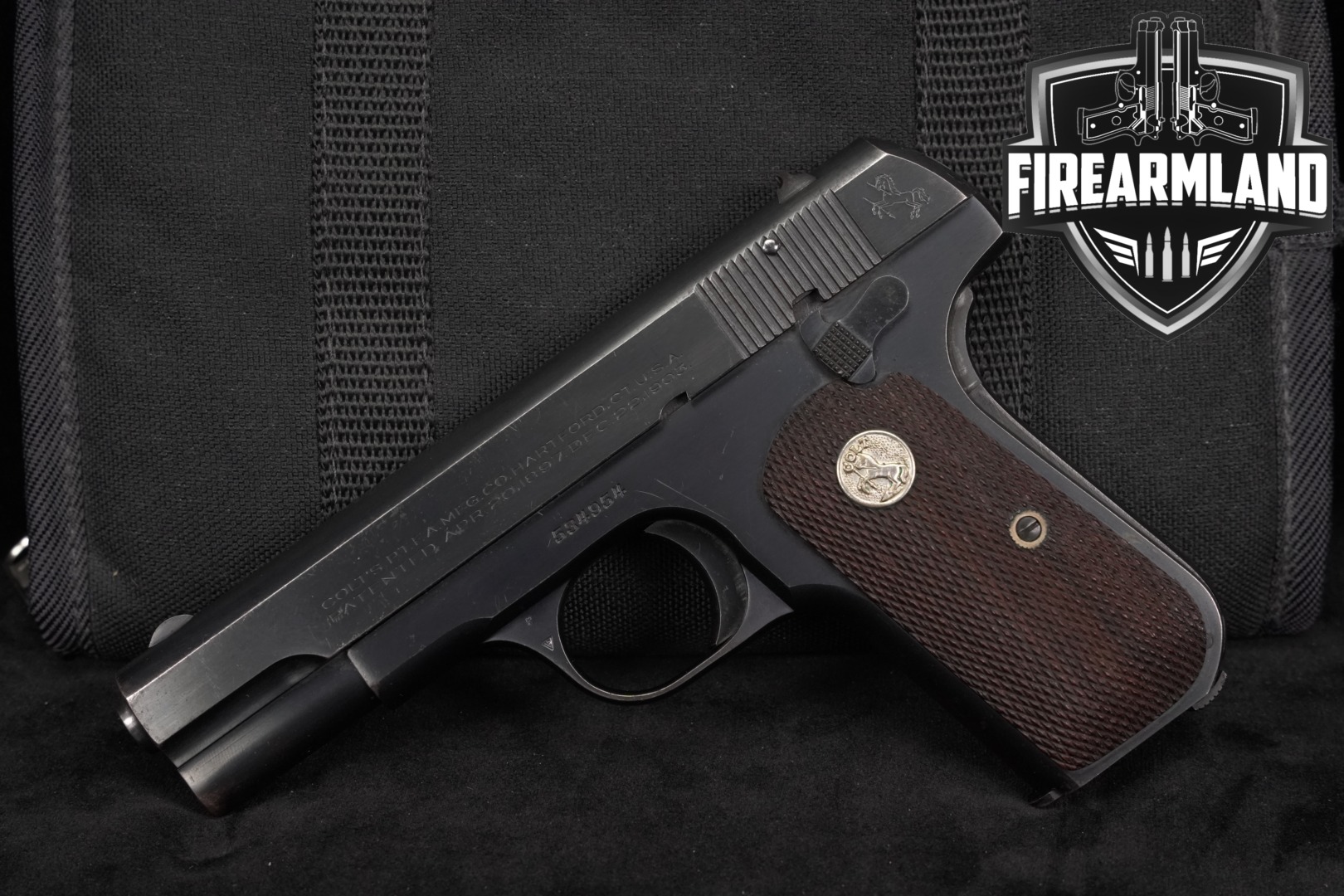 1938 Colt Model 1903 Pocket Hammerless Type IV .32 ACP Blued in Good Condition Thumbnail