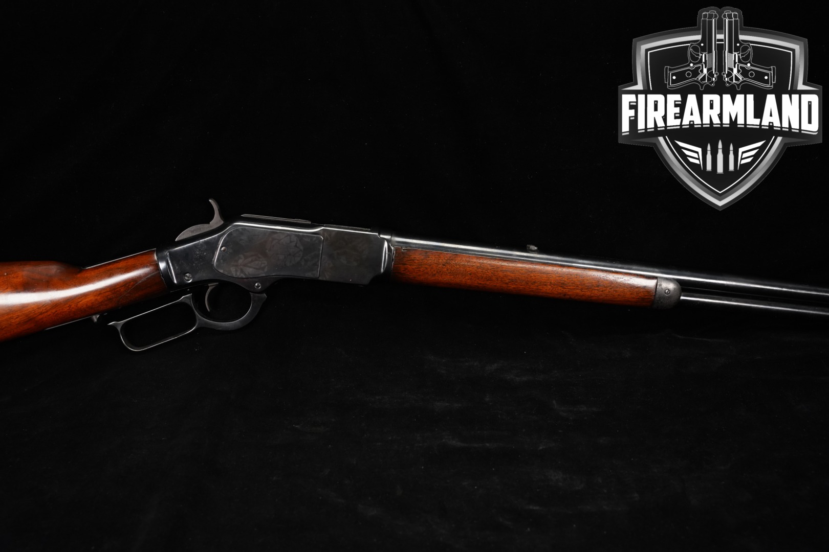 1891 Winchester Repeating Arms Model 1873 Third .22 Short Blued & Walnut in Fair Condition Thumbnail
