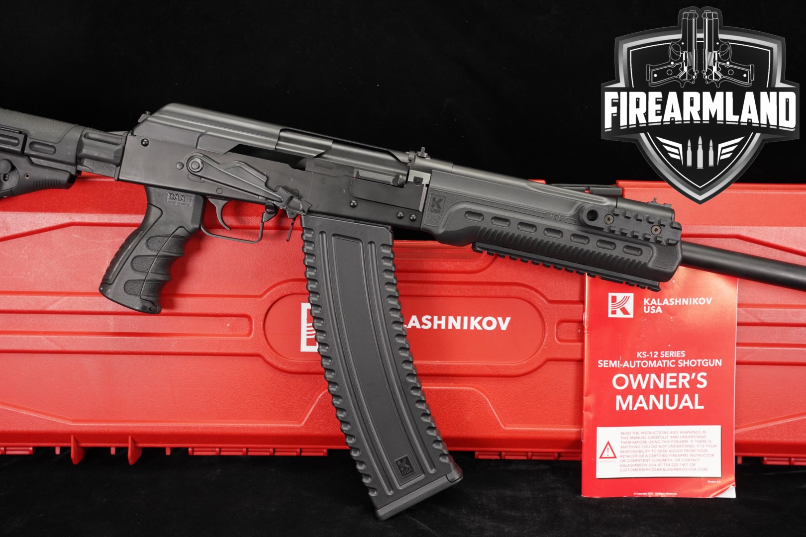 Kalashnikov USA KS-12 T 12 Gauge Black in Excellent Condition Thumbnail