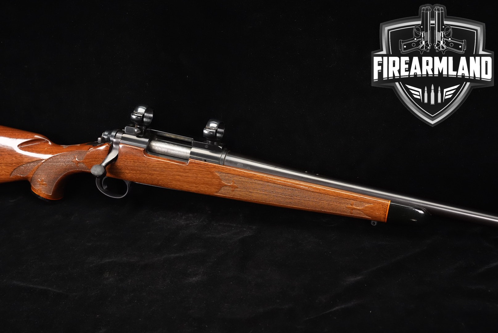 Remington Model 700 BDL 6mm Rem 22" Blued & Walnut M700 +SCOPE RINGS-img-0