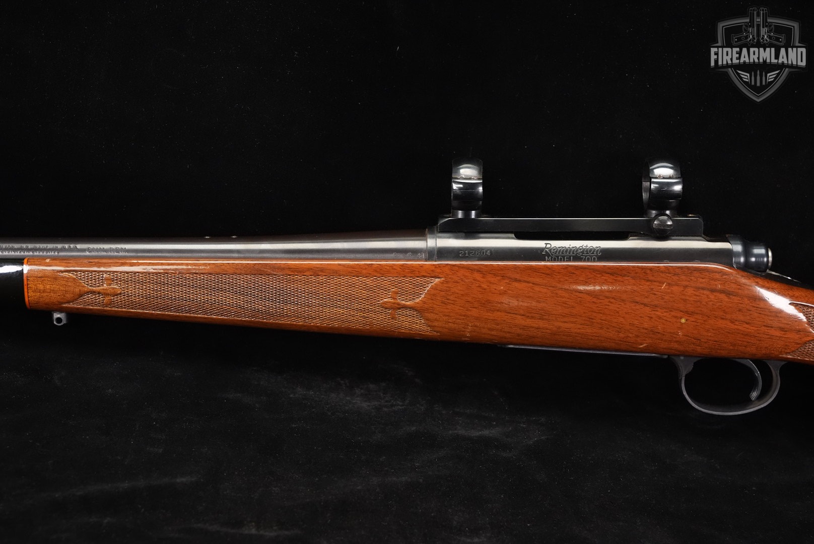 Remington Model 700 BDL 6mm Rem 22" Blued & Walnut M700 +SCOPE RINGS-img-8