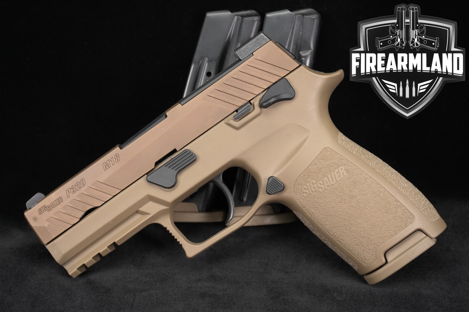 Sig Sauer P320-M18 9mm Luger Coyote Tan in Very Good Condition Thumbnail