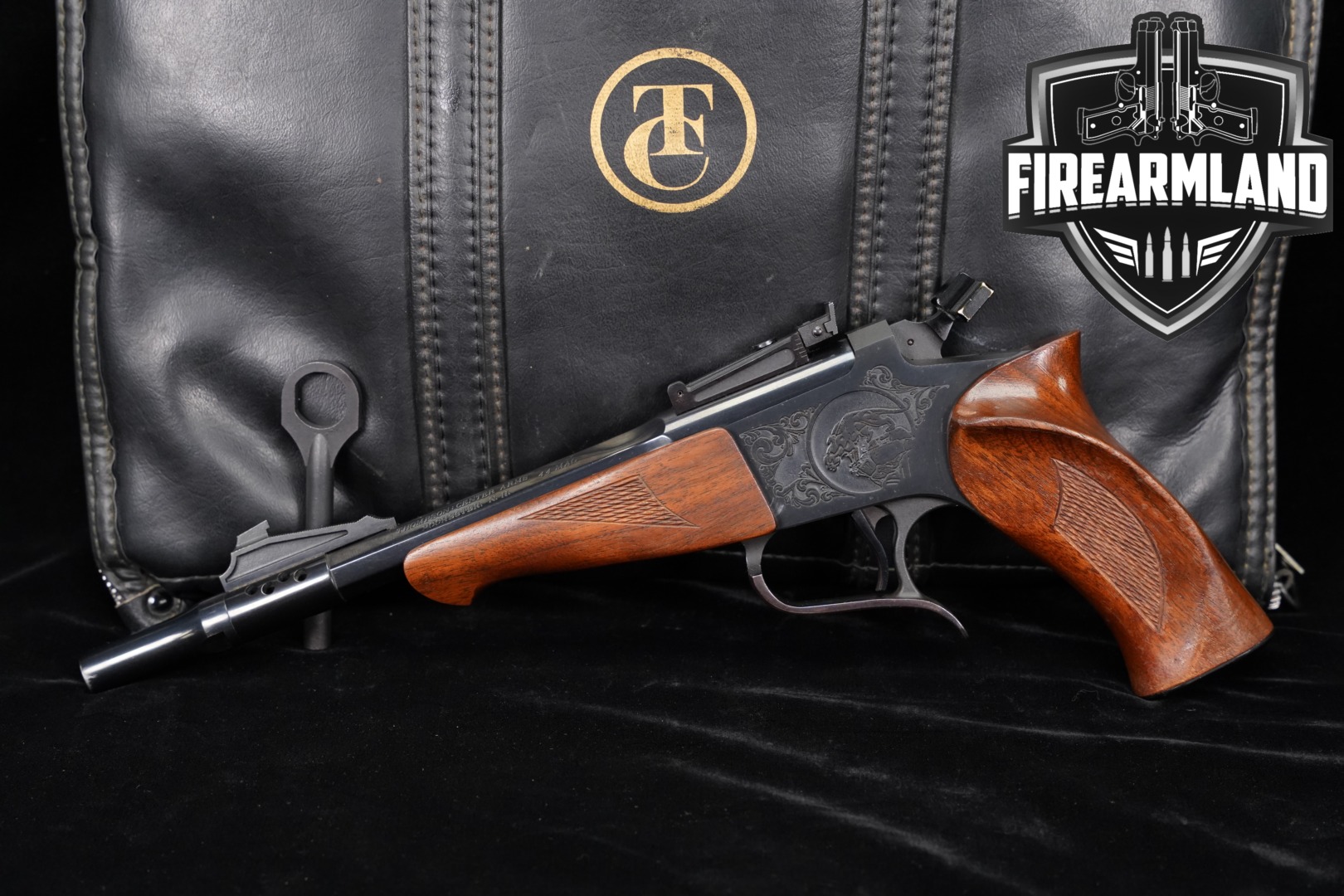 Thompson Center (TC, T/C, TCA) Contender G1; Hot Shot .44 Mag. Blued & Walnut in Very Good Condition Thumbnail