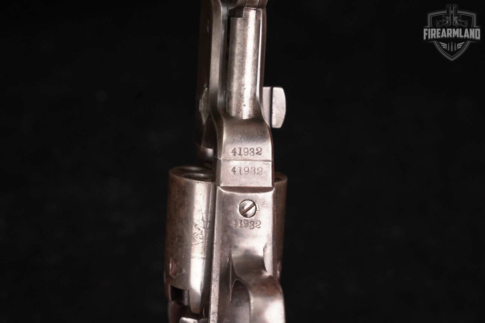 ANTIQUE 1855 Colt Model 1851 Navy London British Proofed 7.5" Blued +CASE-img-15