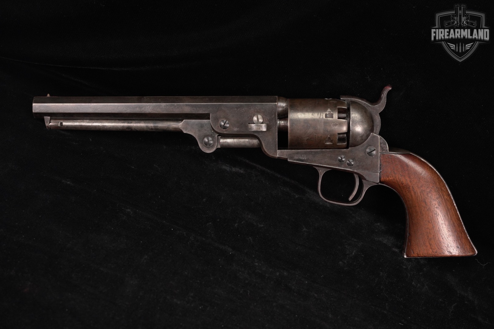 ANTIQUE 1855 Colt Model 1851 Navy London British Proofed 7.5" Blued +CASE-img-3