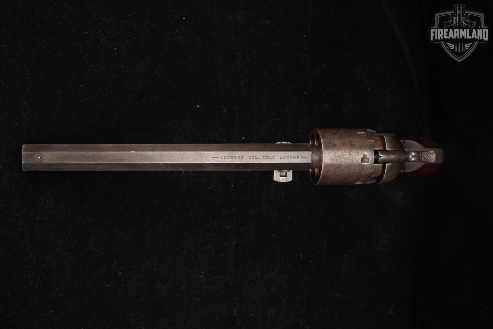 ANTIQUE 1855 Colt Model 1851 Navy London British Proofed 7.5" Blued +CASE-img-5