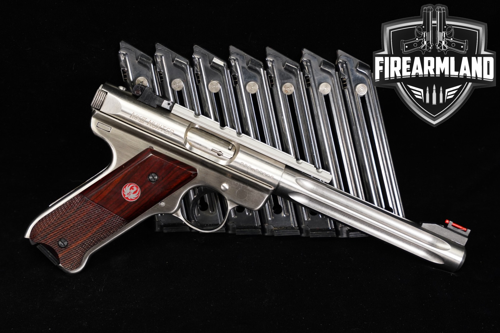 2006 Sturm Ruger Mark III Hunter .22 LR Satin Stainless in Very Good Condition Thumbnail