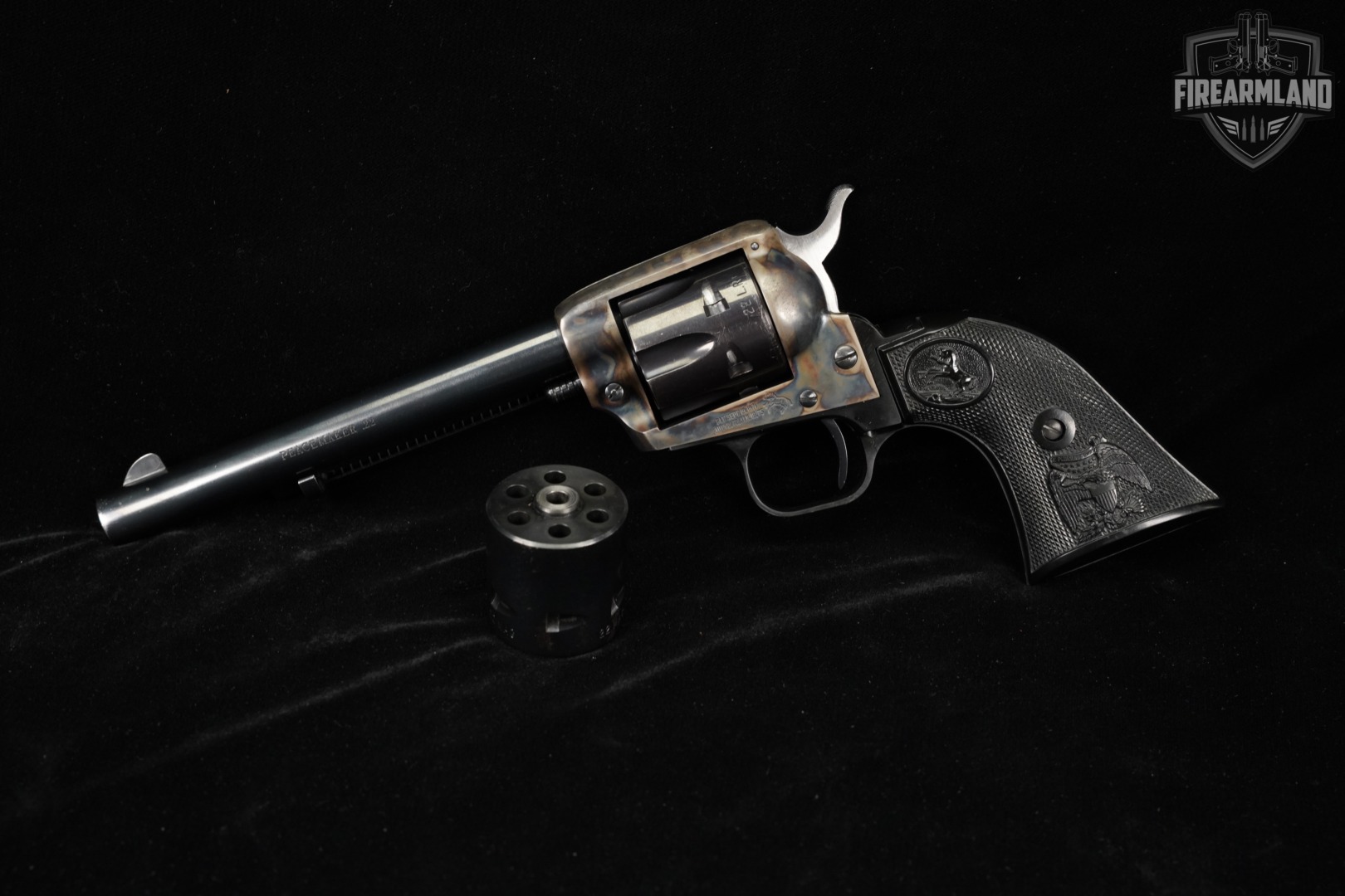 2-CYLINDER SET 1975 Colt Peacemaker 22 LR & WMR 6"-img-2