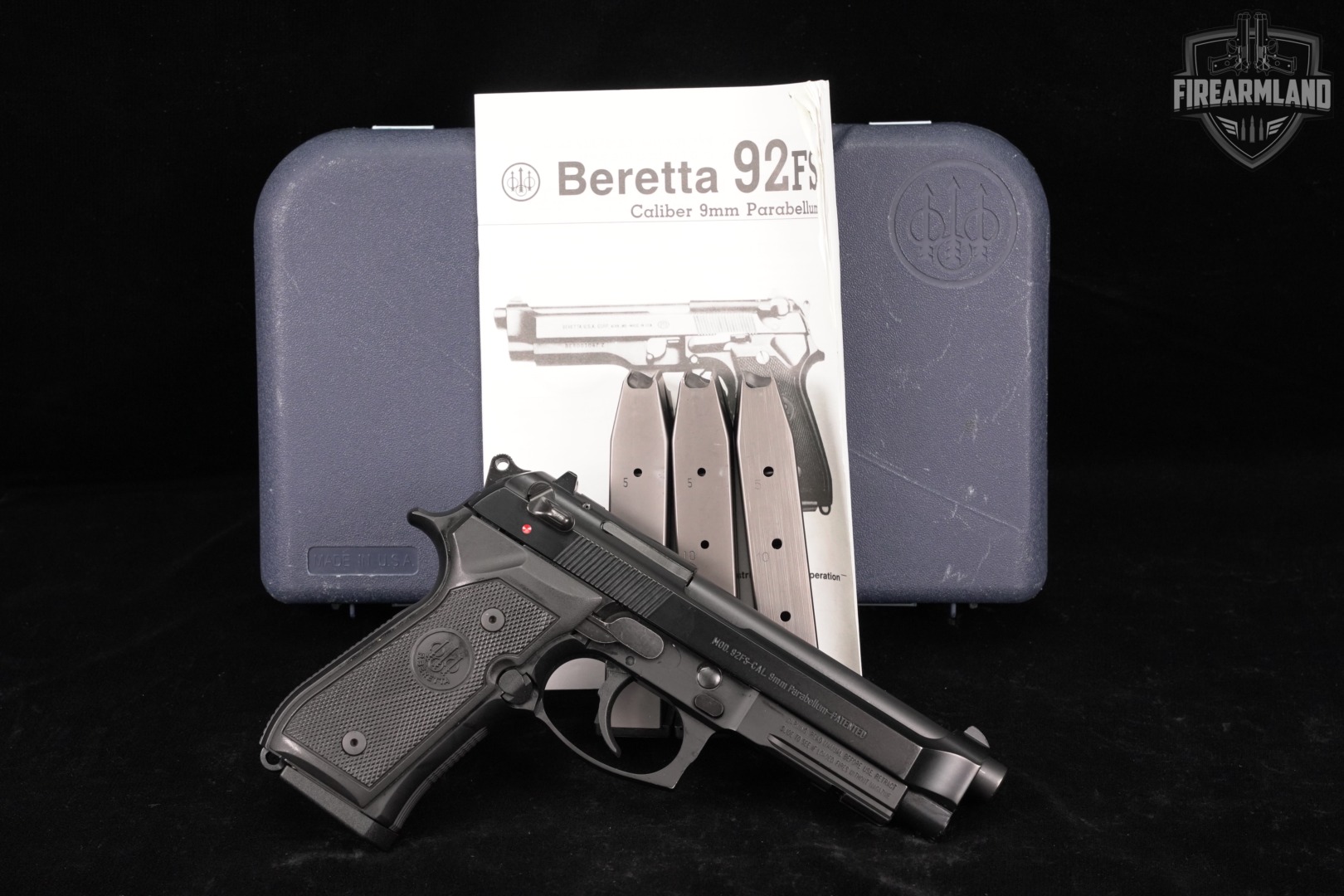 Beretta 92FS Type M9A1 9mm 4.9" 92 FS M9 A1 +4 MAGS & ORIG CASE-img-2