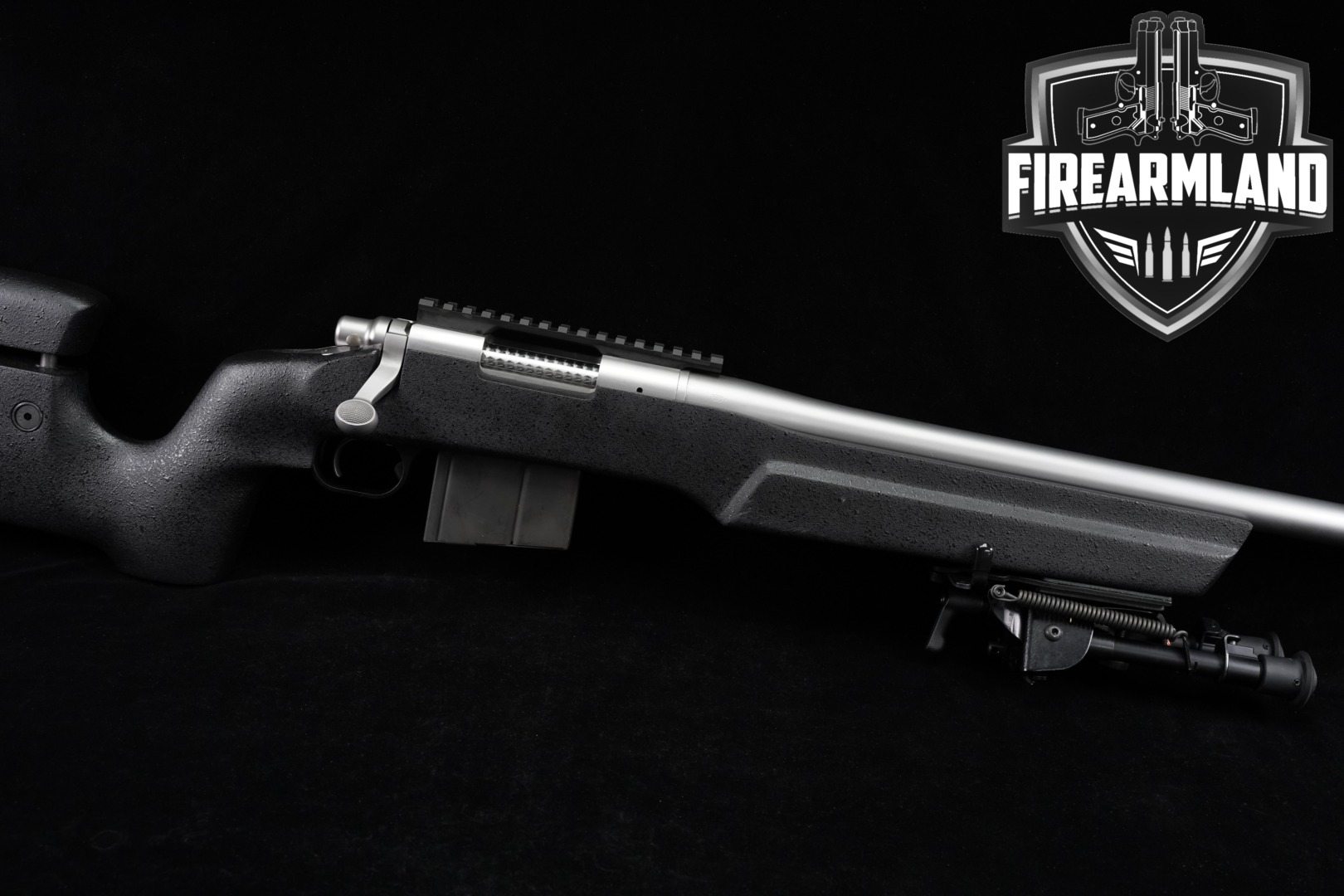 2010 Remington Model 700 .308 Win. Stainless & Black Synthetic in Excellent Condition Thumbnail