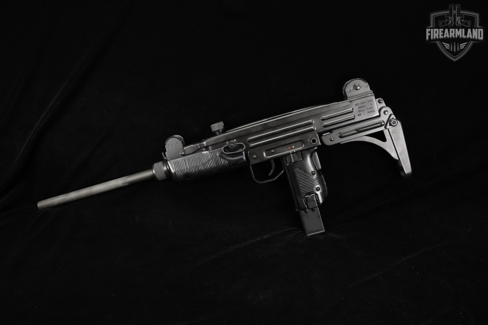 PRE-BAN ISRAELI Military Industries UZI Model B 9mm Action Arms UNDERFOLDER-img-2