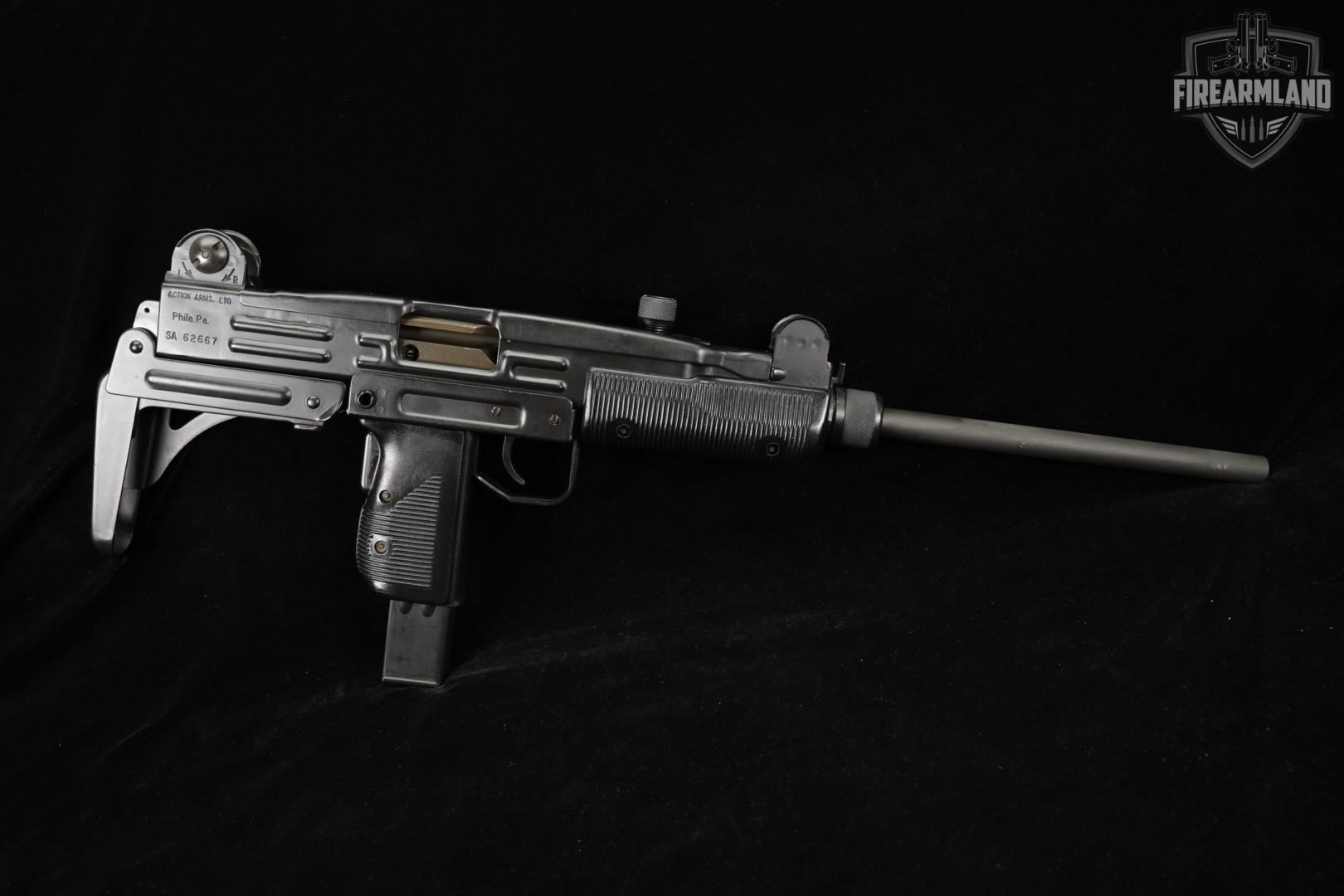 PRE-BAN ISRAELI Military Industries UZI Model B 9mm Action Arms UNDERFOLDER-img-3