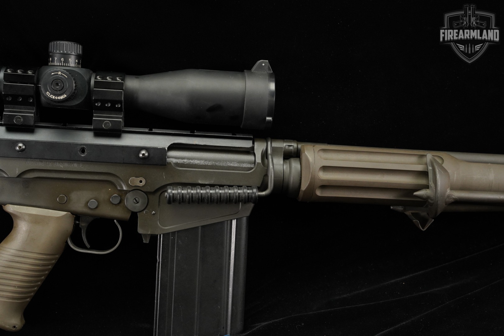 DSA SA58 308 Winchester 18 Tan DS-Arms SA-58 FAL +4 MAGS, SCOPE-img-12