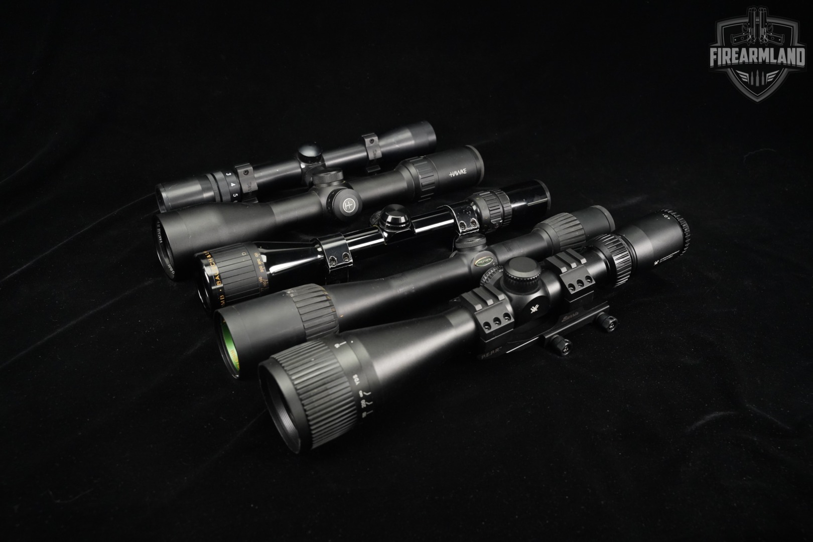 FIVE SCOPE LOT 5 Pack Bushnell Bausch & Lomb Weaver Hawke Vortex Scopes-img-2