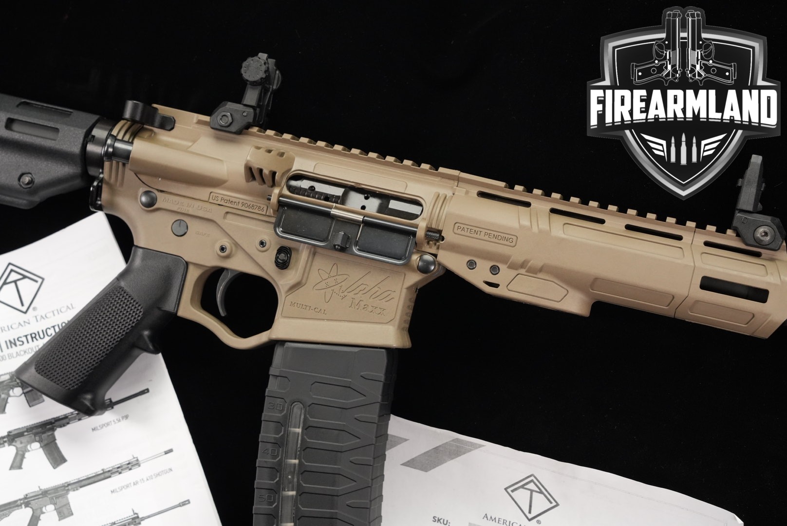 American Tactical (ATI) Alpha Maxx Pistol 5.56mm NATO FDE in Very Good Condition Thumbnail