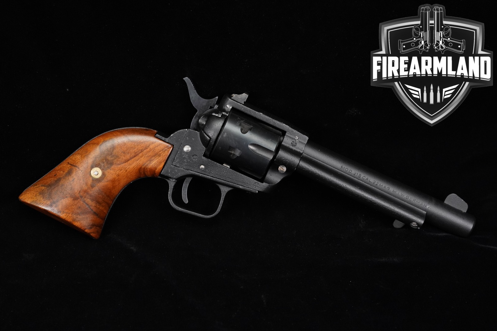 Herbert Schmidt Mod. 21S Sierra Six .22 LR Black in Fair Condition Thumbnail