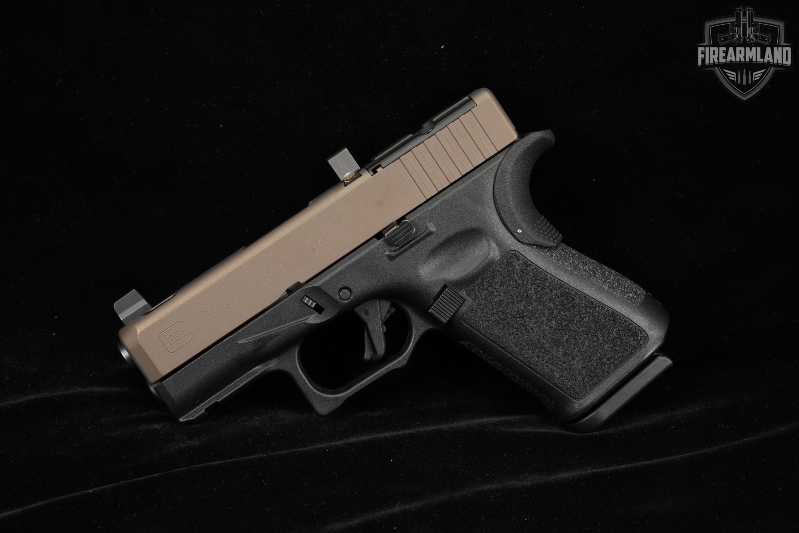 GS Performance Glock 26 Gen4 G26 Gen 4 M1X Frame OR C-Cut Ported Slide-img-2