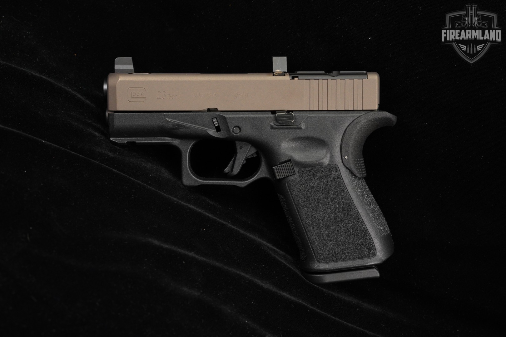 GS Performance Glock 26 Gen4 G26 Gen 4 M1X Frame OR C-Cut Ported Slide-img-4