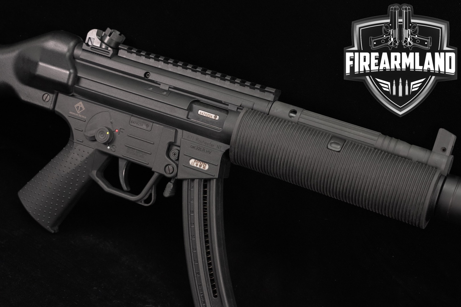 German Sport Guns GSG-522 SD 22LR 16.25" GSG522 ATI MP5 FAUX SUPPRESSOR-img-0