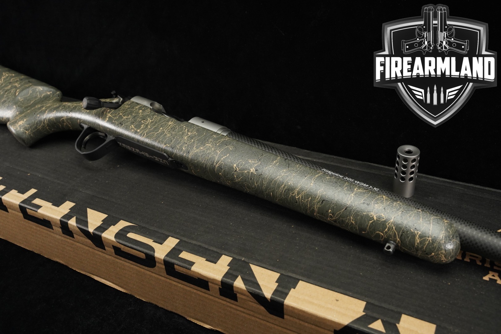 Christensen Arms Ridgeline Model 14 .300 WSM Stainless & Green in Very Good Condition Thumbnail