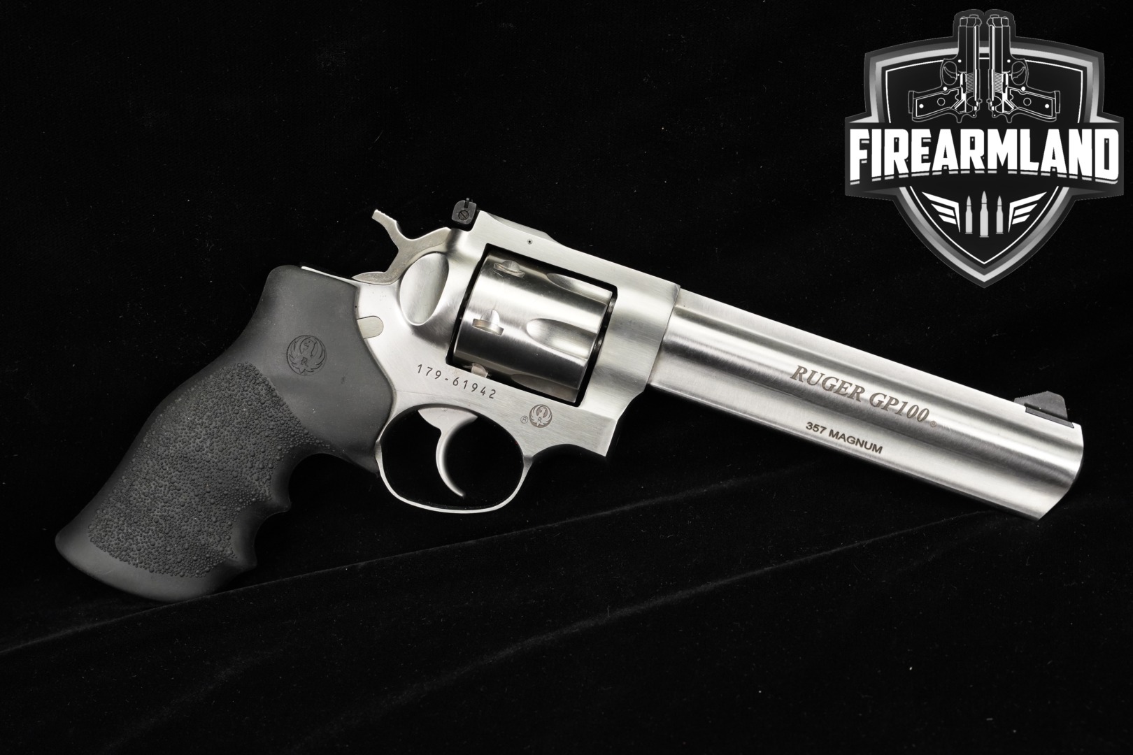Ruger GP100 357 Magnum 6" Satin Stainless GP-100-img-0