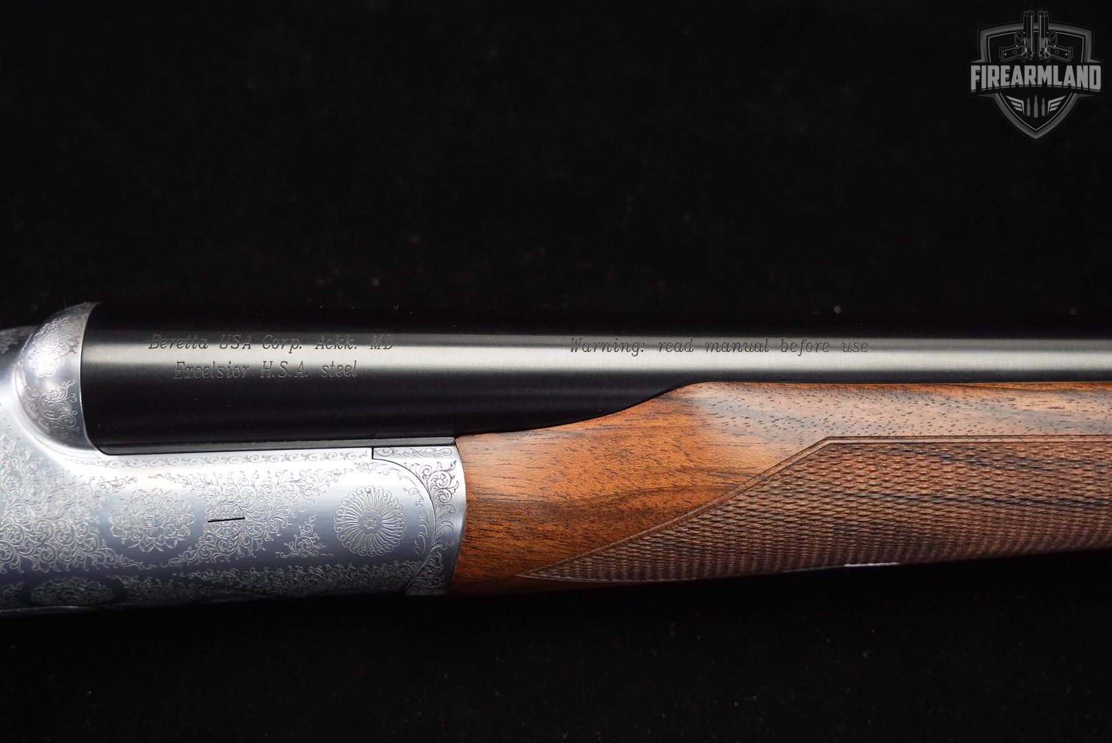 DESIRED Beretta 486 Parallelo 20-Gauge 28" Coin Finish & Walnut SxS +CASE-img-22