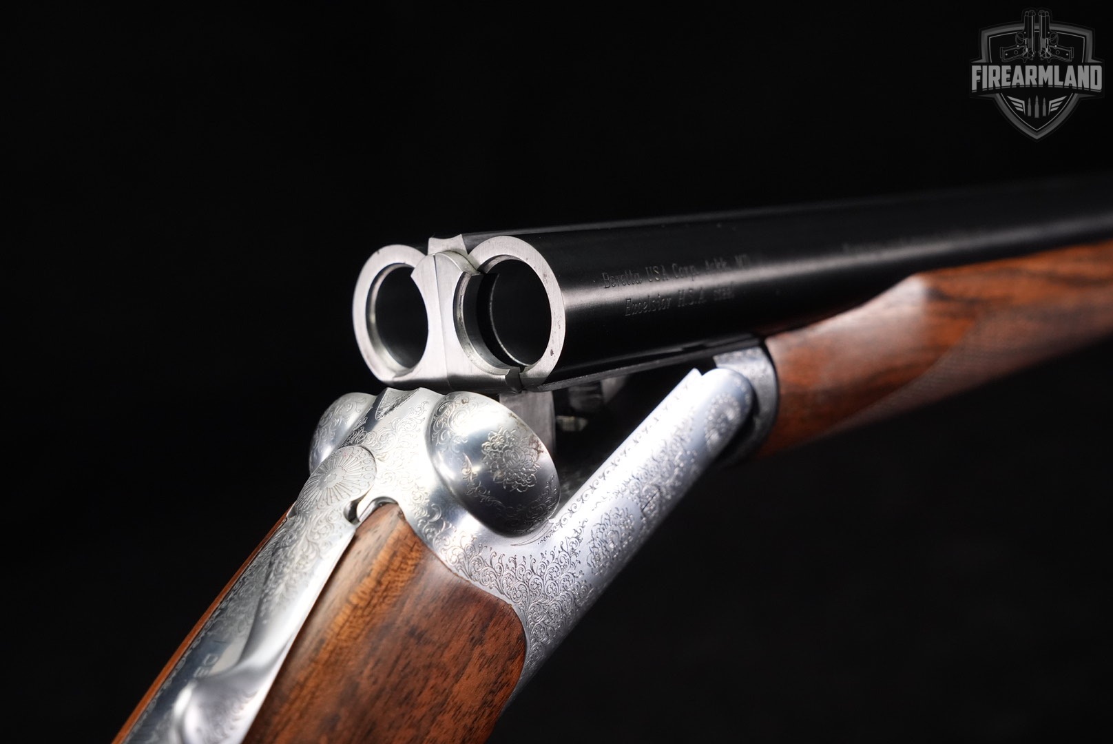 DESIRED Beretta 486 Parallelo 20-Gauge 28" Coin Finish & Walnut SxS +CASE-img-27