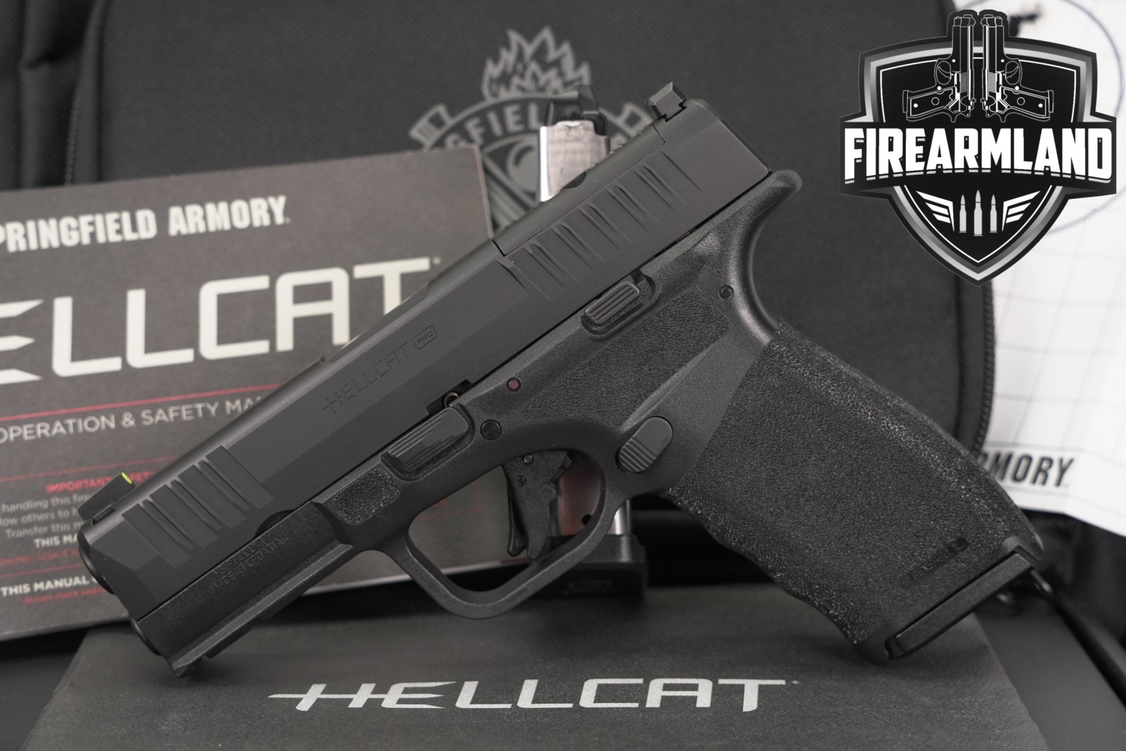 Springfield Armory Hellcat Pro OSP 9mm Luger Black in Excellent Condition Thumbnail