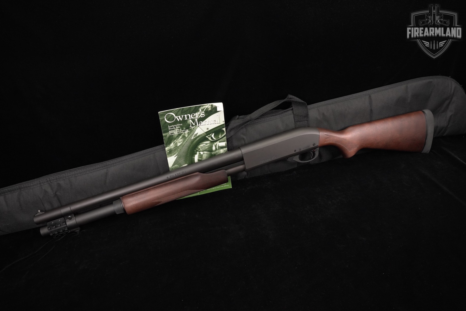 Remington Model 870 12-Gauge 18.5" Parkerized & Hardwood M870 +CASE-img-2