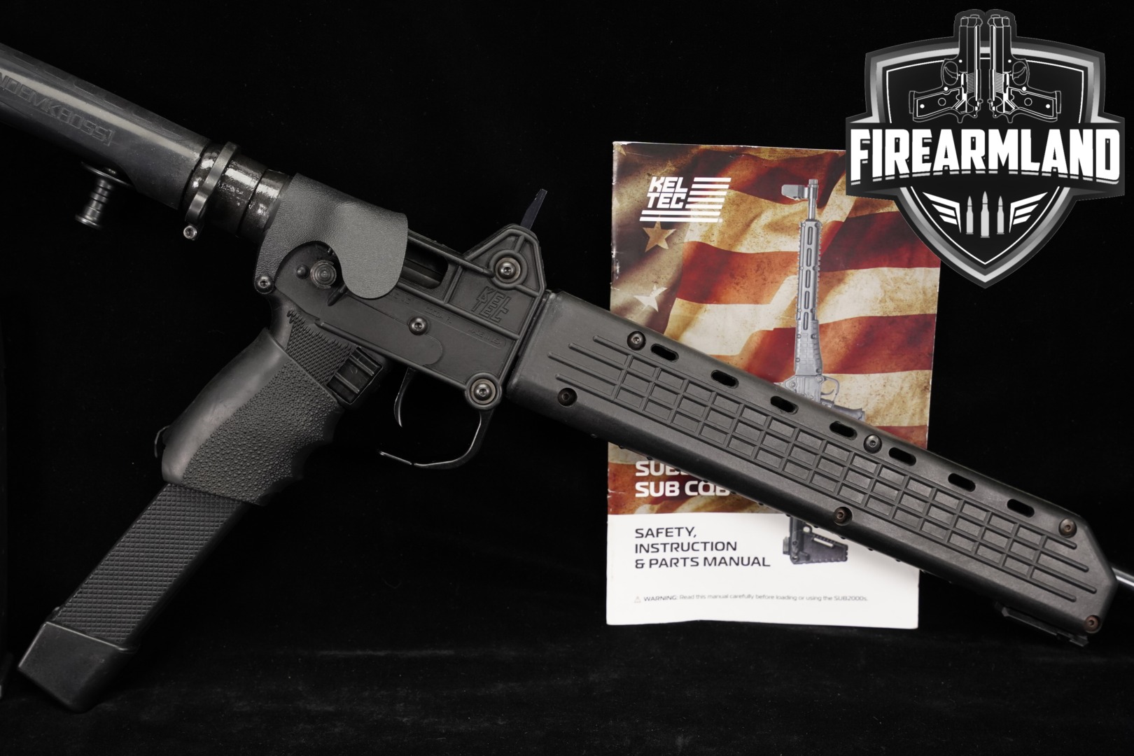 Kel-Tec SUB-2000 Gen 1, Glock magazine configuration .40 S&W Black in Good Condition Thumbnail