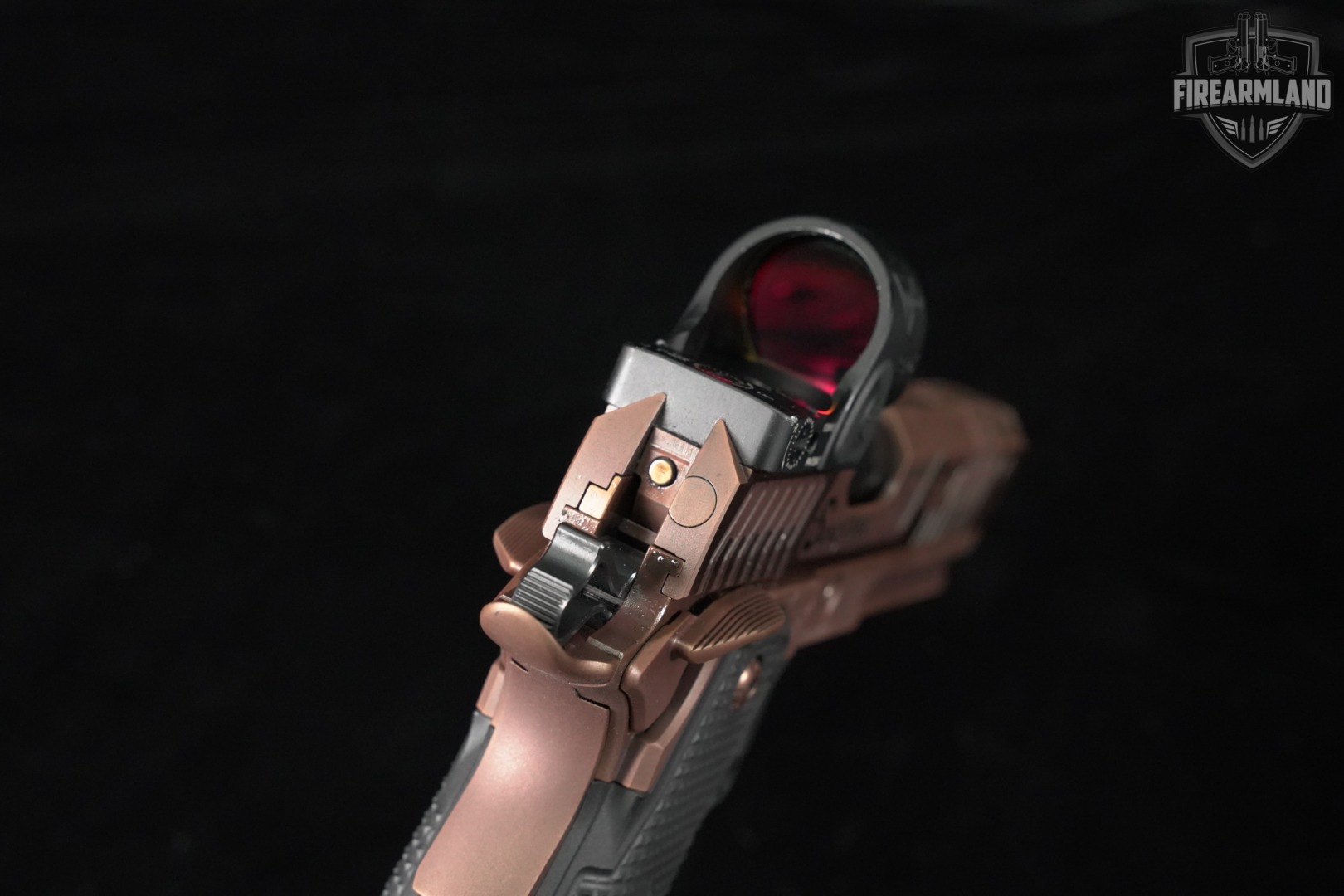 Taran Tactical TTI Sand Viper JW4 PV 9mm 1911 2011 +ORIG CASE, TRIJICON SRO-img-10