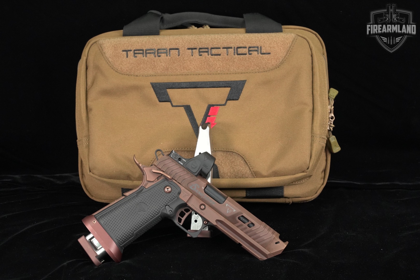 Taran Tactical TTI Sand Viper JW4 PV 9mm 1911 2011 +ORIG CASE, TRIJICON SRO-img-2