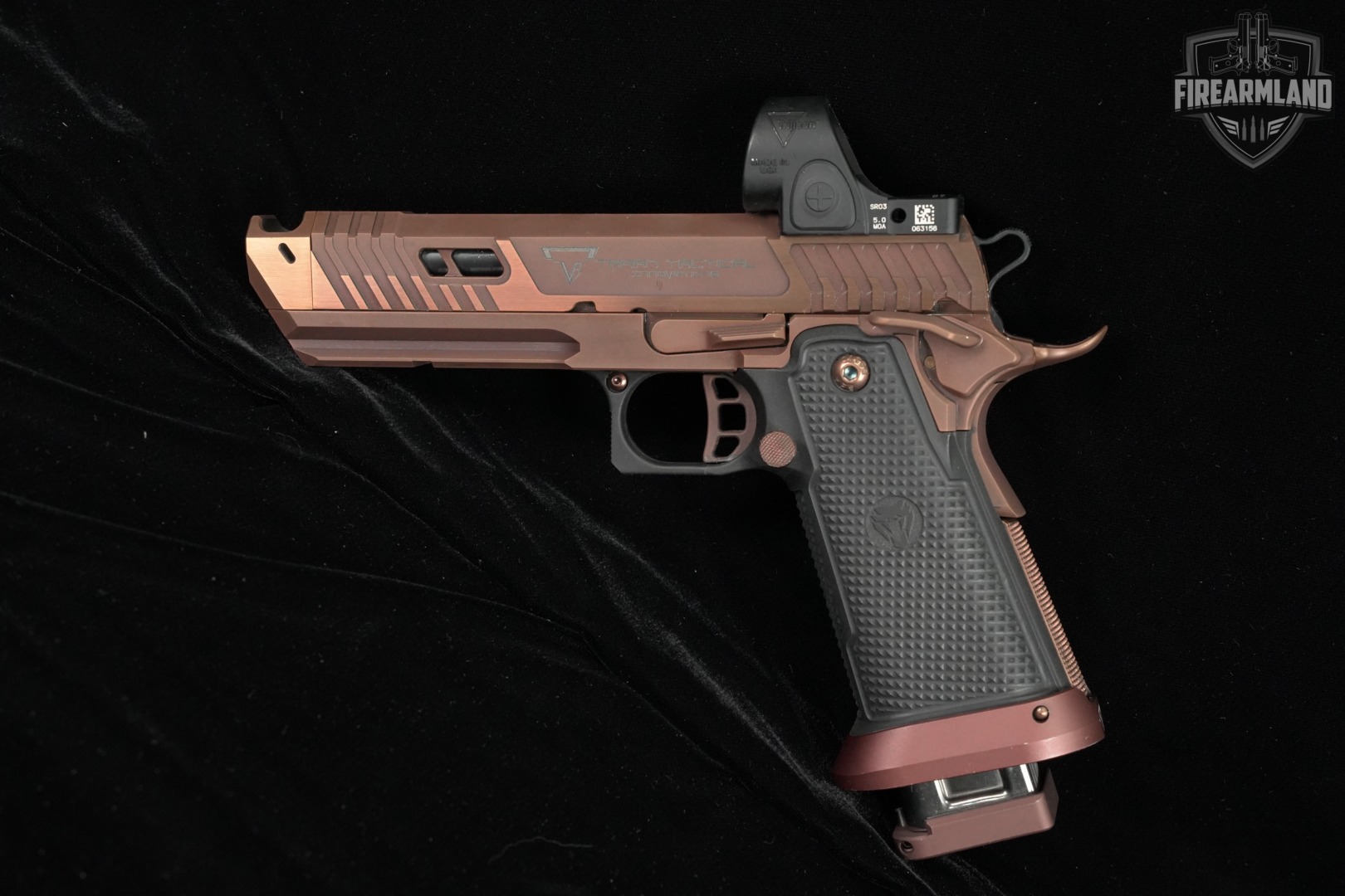 Taran Tactical TTI Sand Viper JW4 PV 9mm 1911 2011 +ORIG CASE, TRIJICON SRO-img-3