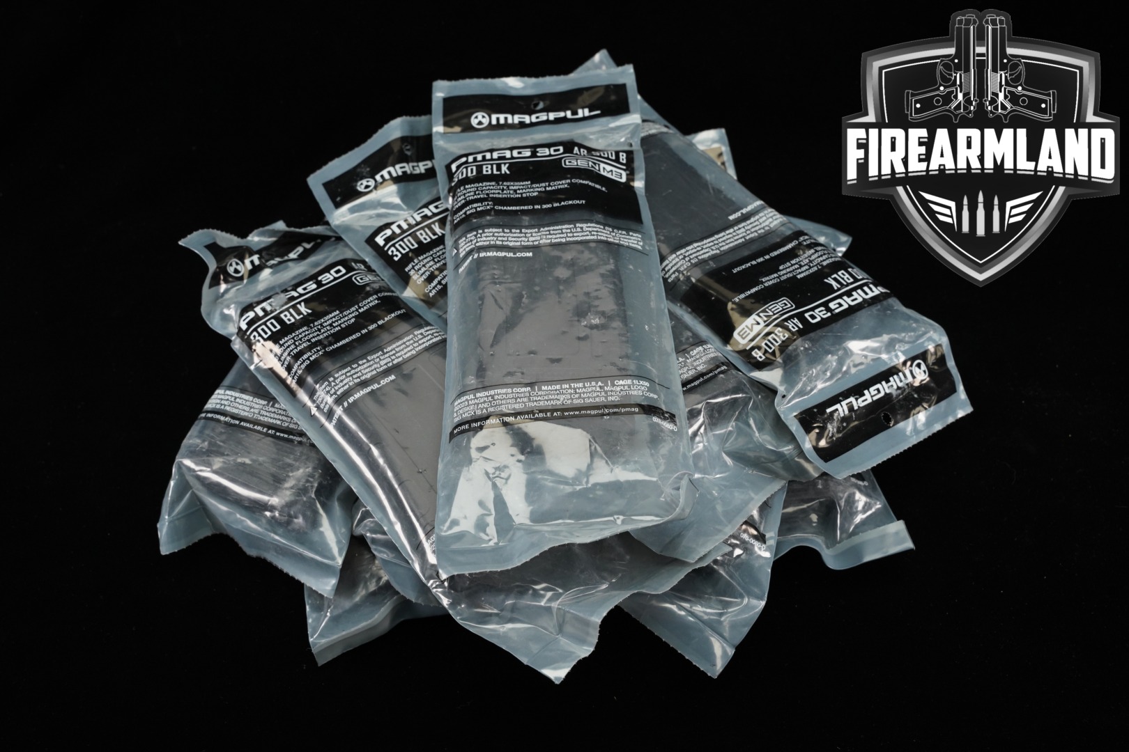 Magpul Industries TEN (10) PMAG AR-15 30 Round Magazines .300 AAC Blackout (7.62x35mm) in Excellent Condition Thumbnail