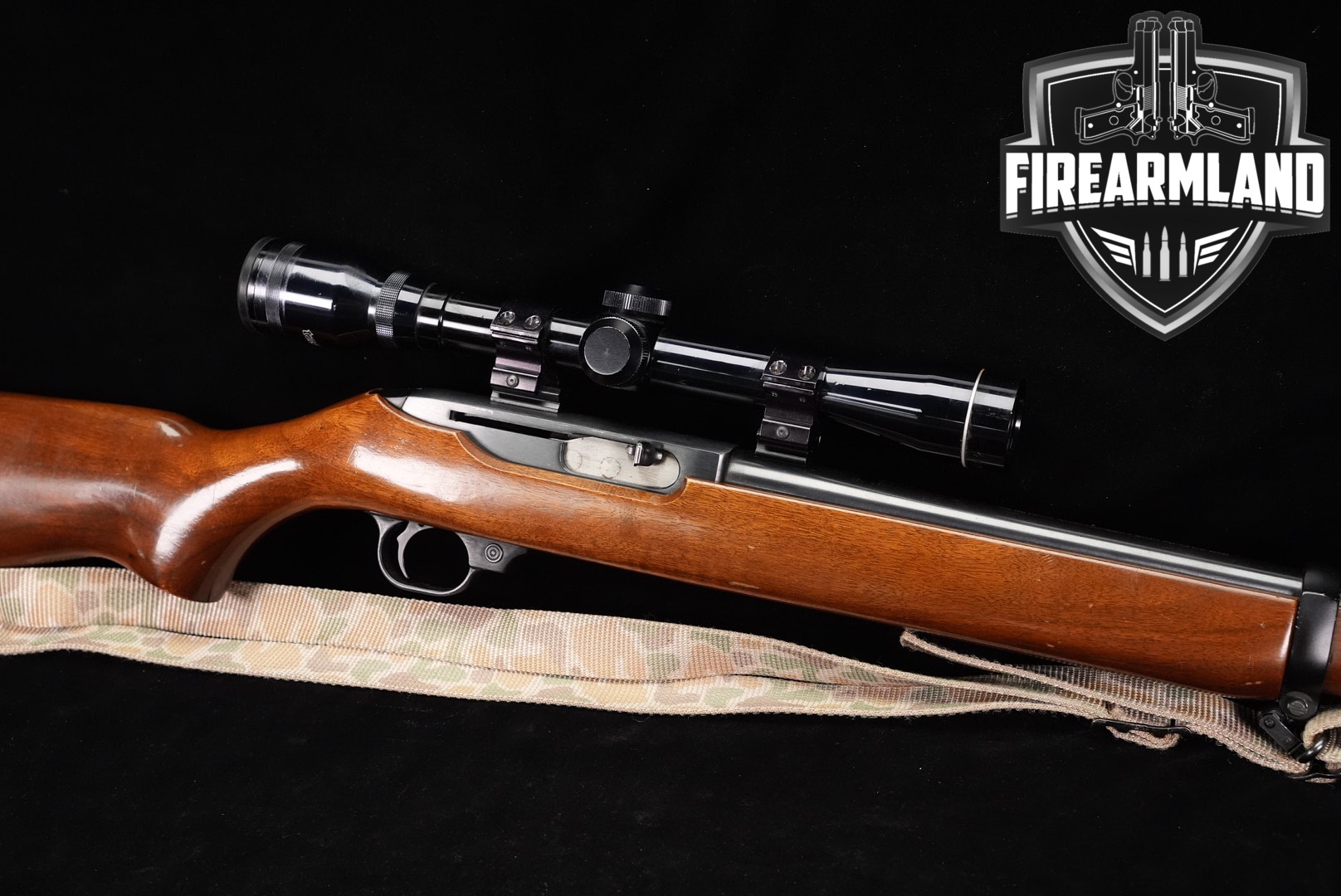 1980 Ruger 44 Carbine 44Rem Mag 16" Blued & Walnut +TASCO SCOPE-img-0